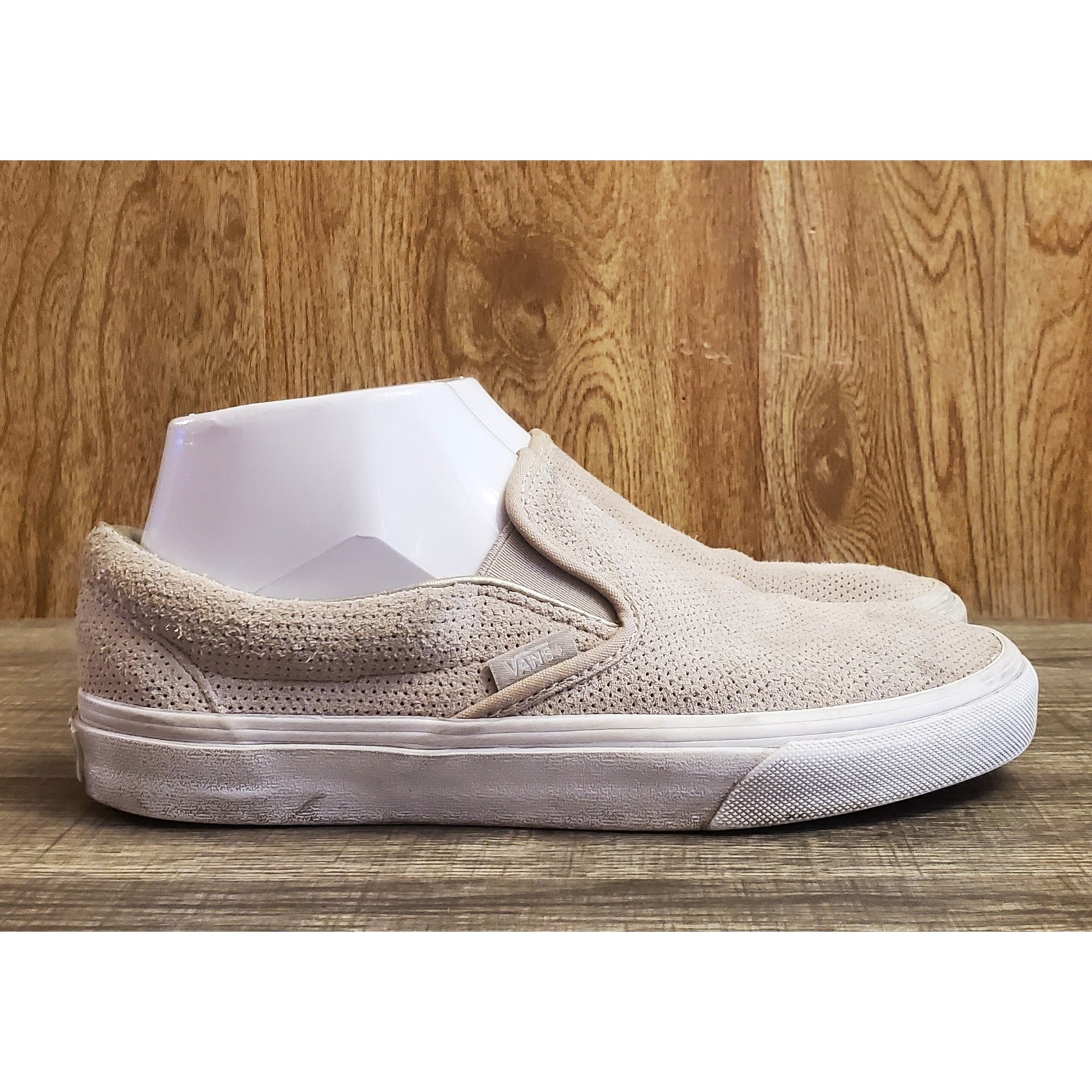 Vans Classic Perforated Slip On Shoes Women's Size 7 Gray